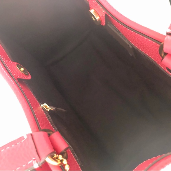 Coach Dempsey Tote Pink Leather Purse Wallet Set - Picture 6 of 12